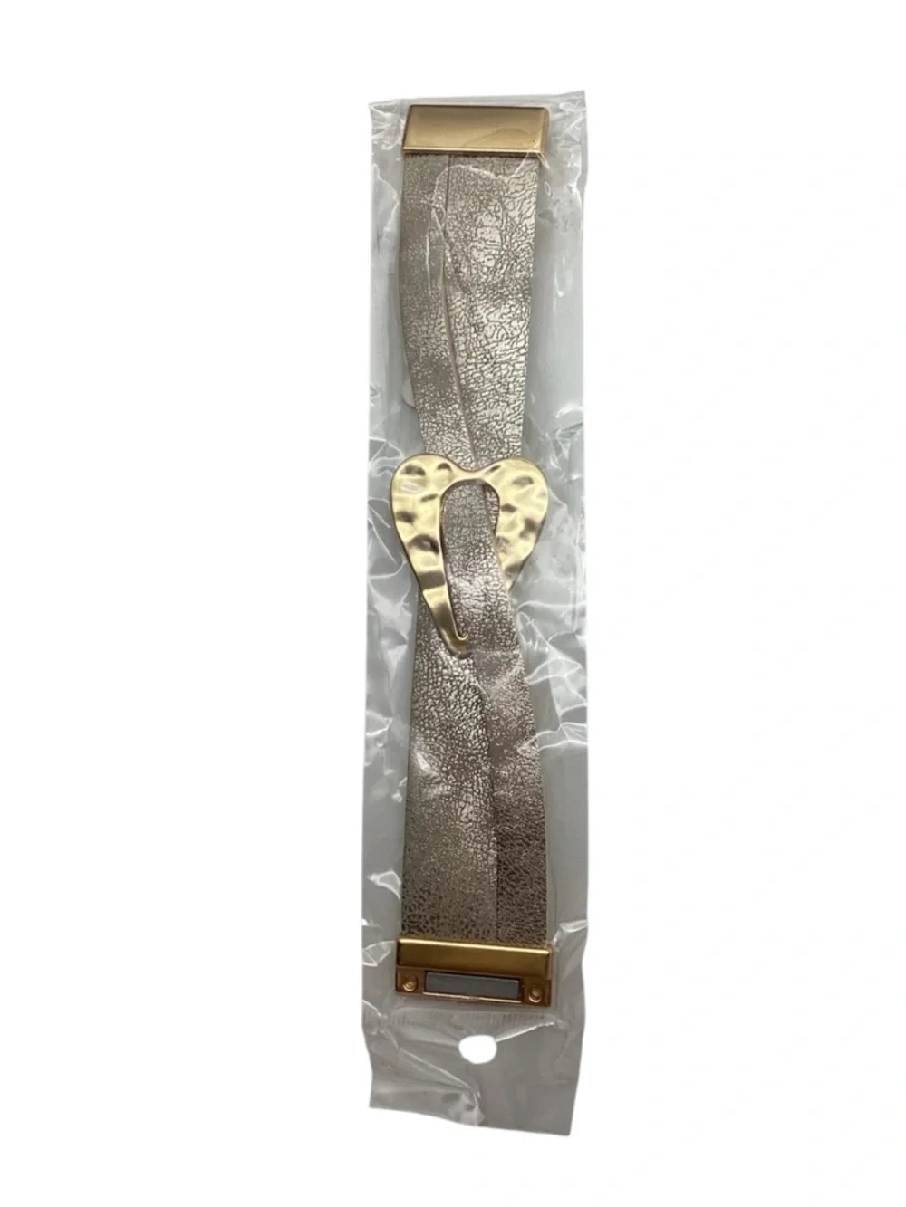 Shiny Luxe City Embrace Gold Double Strand Magnetic Bracelet (NWT)